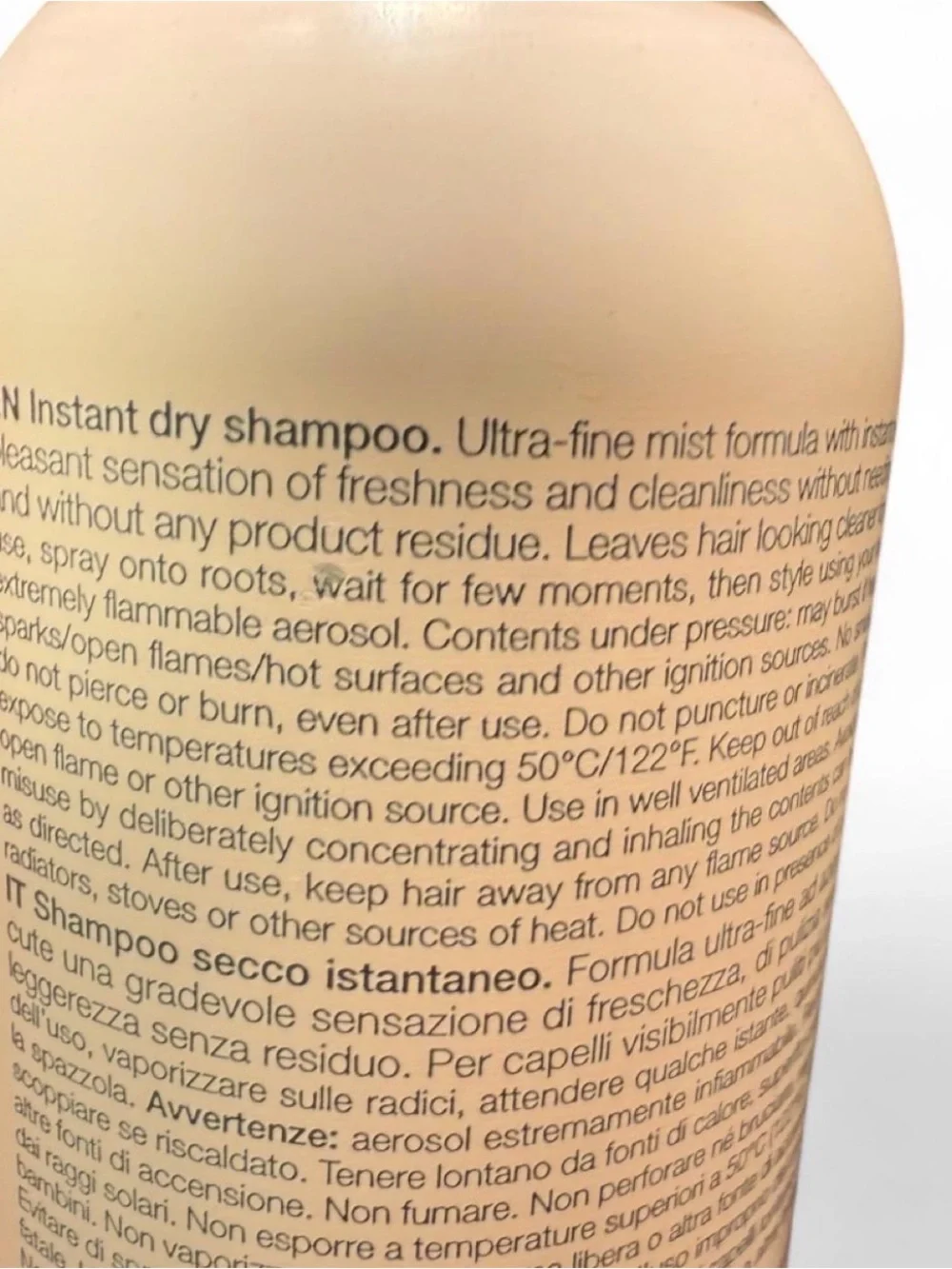 milk shake Lifestyling Dry Shampoo - Pink Bottle